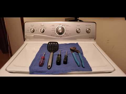 Replacing A Water Inlet Valve/ Maytag/Whirlpool Washing Machine MWT5800TWO