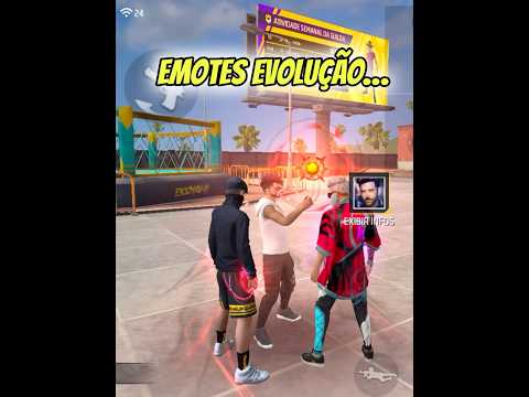 Encontrei o gbzin do Kwai na ilha do rolê,fui guerra de emotes com ele mais meu amigo!!😎#freefire