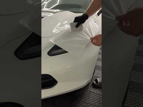 Quick and easy car mods part 1 - giving these headlights some “eyelids” with gloss white vinyl!