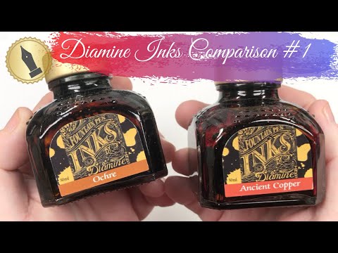 Diamine Inks Comparison #1