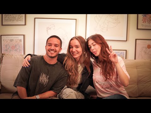 HANG OUT IN MY APARTMENT #34 - With Bri (Half Brazilian) and Pedro Faria | I wonder if she's real...