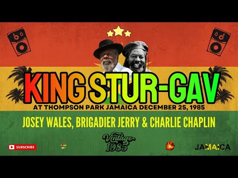 KING STUR GAV 1985 LIVE @ Thompson Park 🇯🇲 Josie Wales, Brigadier & Chaplin Rock Christmas! 🔥