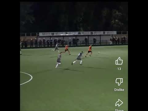 Goalkeeper almost keeps it out. Euxton Villa 3-0 Holker Old Boys @UpNorthProds