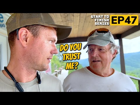 Building A Mountain Cabin EP47 | Testing homemade crown jig and kitchen island install