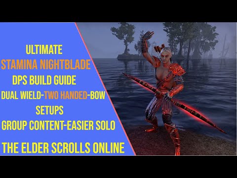 Ultimate Stamina Nightblade DPS Build Guide for ESO Update 45
