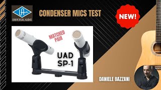 Video thumbnail for Recording acoustic guitar at home - Universal Audio SP1 - mic test by Daniele Bazzani