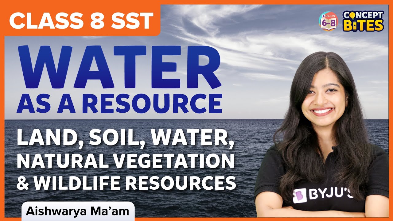 Water as a Resource | Land, Soil, Water, Natural Vegetation and Wildlife Resource Class 8 Geography