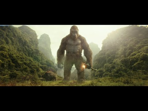 Kong Saves Giant Buffalo Scene - Kong: Skull Island (2017) Best Movie Clip HD