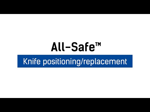 3mk All-Safe™ – Instructions – Knife positioning/replacement