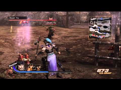 Dynasty Warrior 7: Wei story mode part 20-Zhang Liao faces 3 brothers(Chaos) [HD]