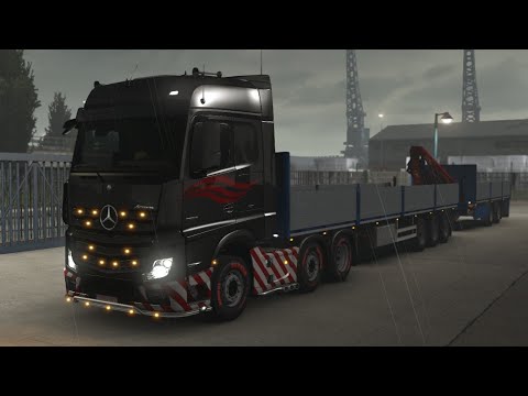 #5 Met mercedes en LZV rijden | Van Keulen Naar Osnabrück  | Euro Truck Simulator 2 (ETS2).