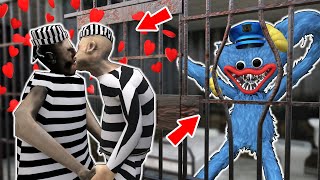 Prison Romance !! Granny Prison Loves Grandpa vs Huggy Wuggy - funny horror animation (p.332)
