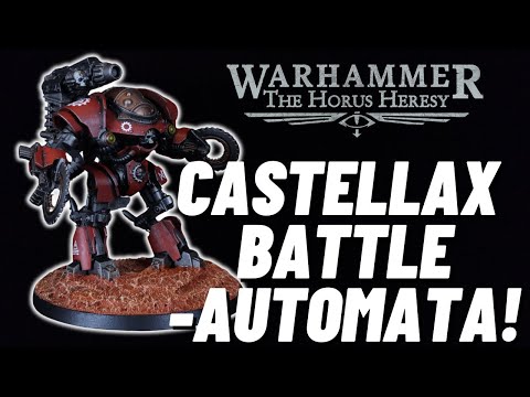 How to Paint Mechanicum Battle Group: Castellax Battle-automata for Horus Heresy (Super easy)