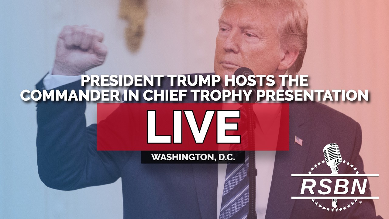 LIVE: President Trump Hosts the Commander in Chief Trophy Presentation - 03/20/26