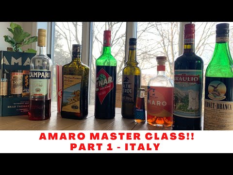 Amaro Master Class Part 1 | Italian Amaro Tasting