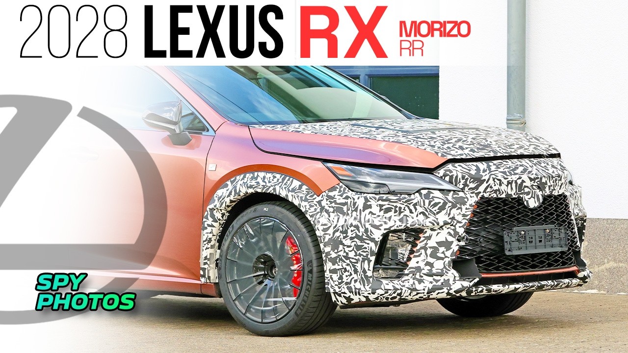 2028 Lexus RX Morizo RR Performance Version Rocks Staggered Michelin Rubber (spy photos)