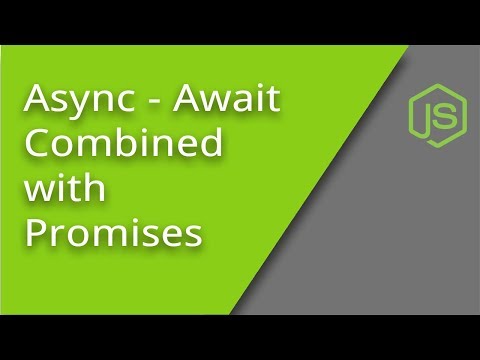 Combining Async Await with Promises
