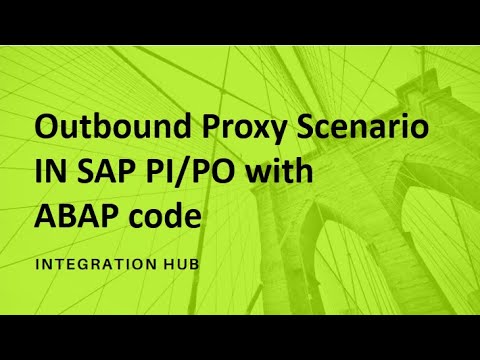 Create Outbound Proxy Scenario In SAP PI || End to End Proxy Scenario with ABAP Code.