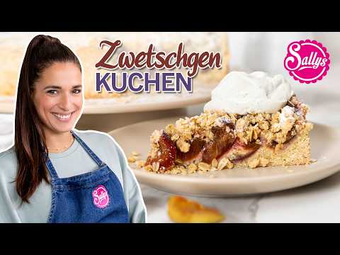 Der saftigste Zwetschgen-Streusel Kuchen aus nur EINEM Teig 😍