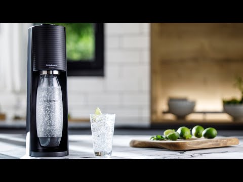 Gėrimų gaminimo aparatas SodaStream Terra juodas +2 buteliukai video
