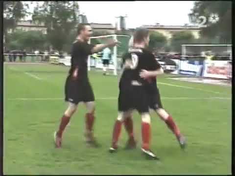 Sammandrag från SVT: Enskede IK - Djurgårdens IF 1-5 (Svenska Cupen 2005, omgång 4)