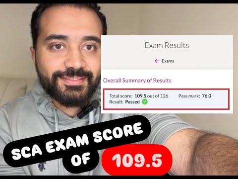 My SCA Exam Experience, Advice & Tips: How I Scored 109.5/126