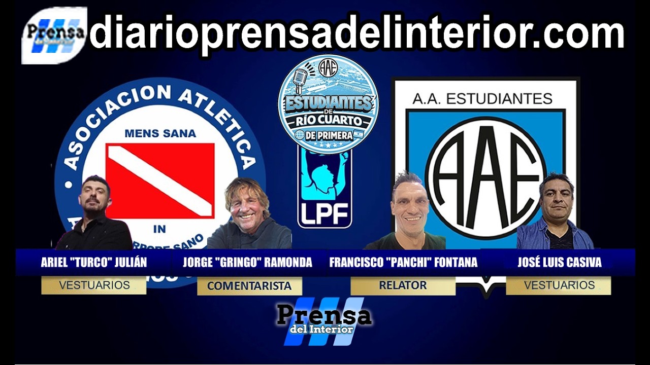 Argentinos Juniors vs Estudiantes de Río Cuarto EN VIVO | Fecha 2 | Torneo Clausura 2026 | Relata Panchi Fontana