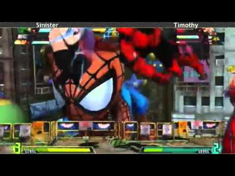 4-25-11 Sinister (Taskmaster/Hulk/Dormammu) vs Timothy (Spencer/Doom/Haggar) 4 - MvC3