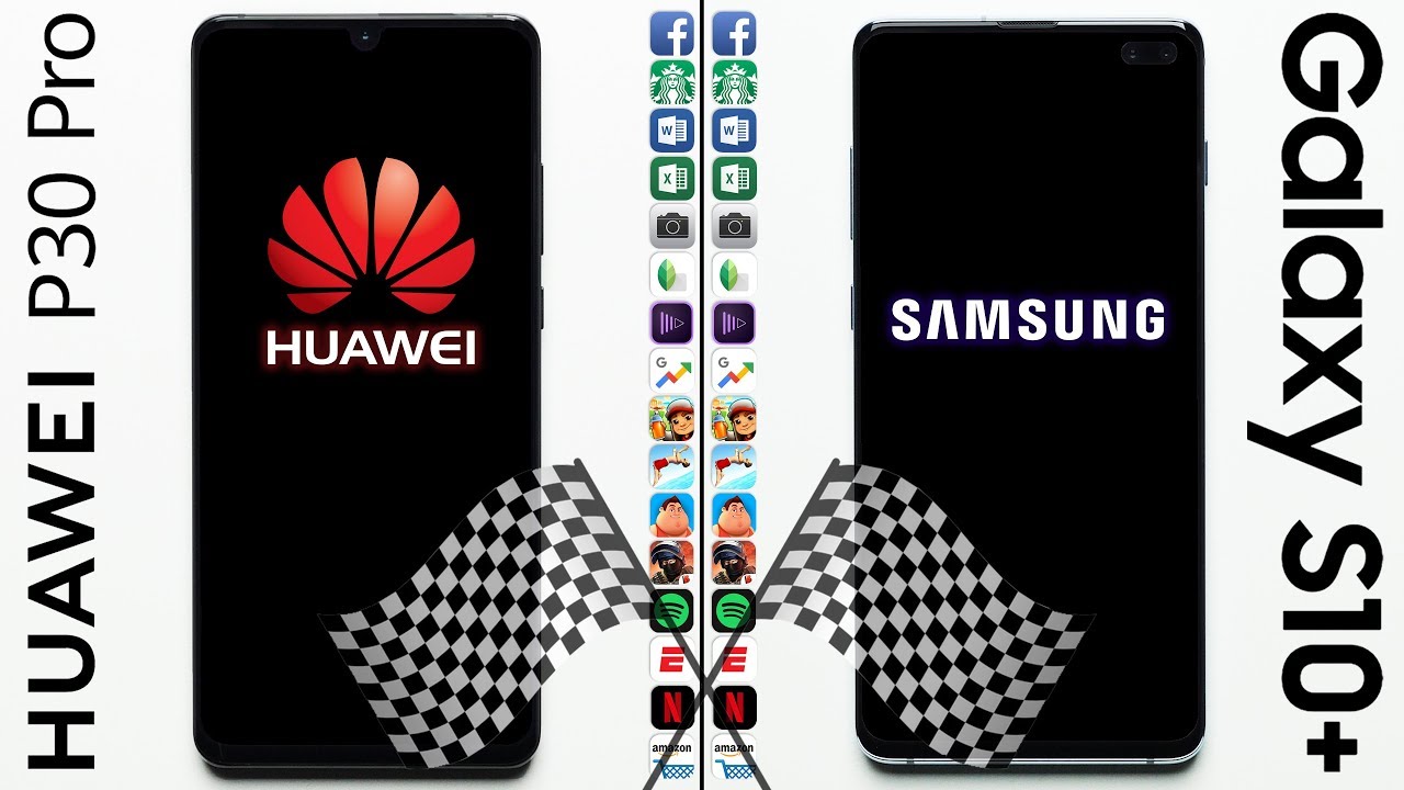 Huawei P30 Pro vs. Galaxy S10+ Speed Test