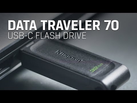 USB-C Flash Drive for tablets, phones and laptops – Kingston DataTraveler 70