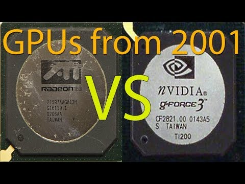 ATI Radeon 8500 vs. nVidia GeForce 3 - comparison of these 2001 GPUs