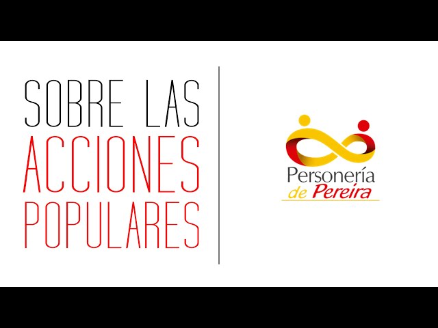 Acciones populares