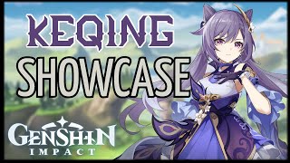Genshin Impact | Keqing Showcase (All Skills + Combat)