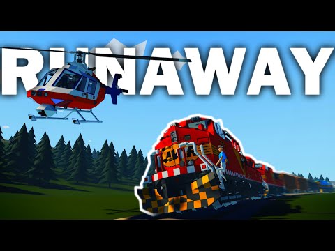 STOPPING A Runaway TRAIN! | Stormworks: Build and Rescue | Multiplayer