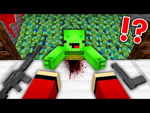JJ and Mikey in Zombie Apocalypse in Minecraft - Maizen