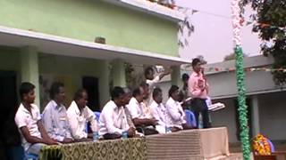 preview picture of video 'Harish speech at nayakangudem school'