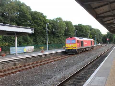 DB Schenker Class 60 Passing Haverfordwest Station