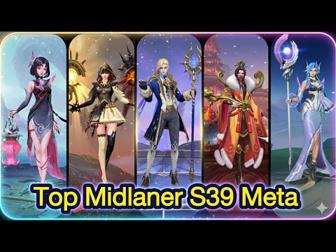 TOP 10 MIDLANE MAGES 🔥 SEASON 39 META | MLBB