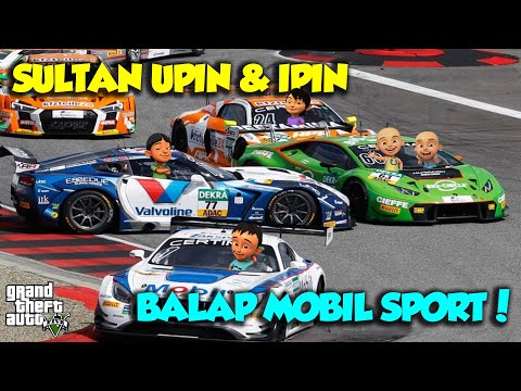 BALAP LAMBORGHINI MOBIL TERKENCANG DUNIA UPIN SENANG - GTA V MOD SULTAN UPIN IPIN EPISODE SPESIAL