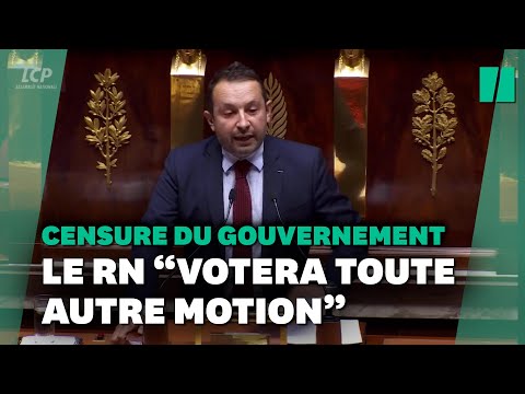 Les députés RN voteront (à nouveau) la motion de censure de La France insoumise