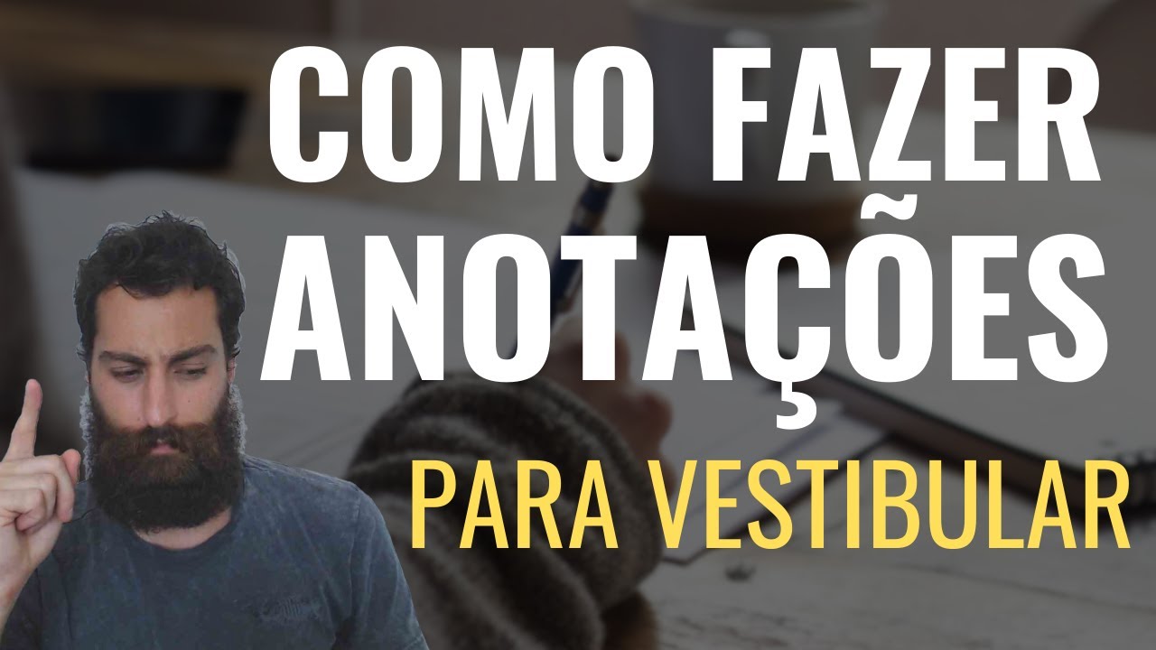 Como Fazer Anotações para Estudar para o Enem!