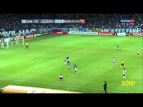 Gols - Cruzeiro 0 x 3 River Plate • versão Galvão Bueno