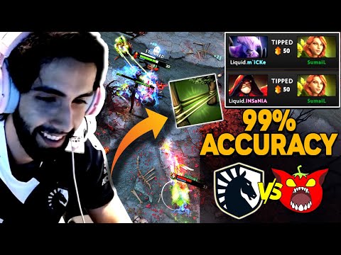 Liquid.SumaiL 99% Shackleshot Accuracy - Godlike Windranger Player Perspective