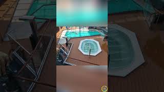 MSC Grandiosa Cruise Ship Safari Pool: Epic Views & Fun Activities Revealed! #shorts