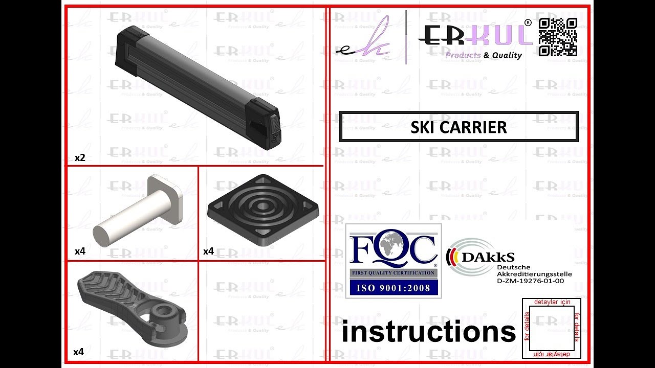 на 4 пары лыж Video 3