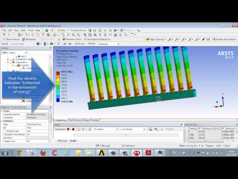 CADFEM Tutorial No.16 – Transient temperature distribution and thermal stress with ANSYS® Workbench™