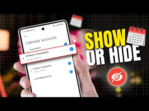 How to Show or Hide Holidays in Calendar on Xiaomi Phone | Manage MIUI Calendar