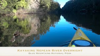 preview picture of video 'Kayaking Nepean River Overnight 2013'