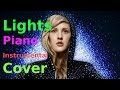 Ellie Goulding - Lights - piano instrumental cover ...