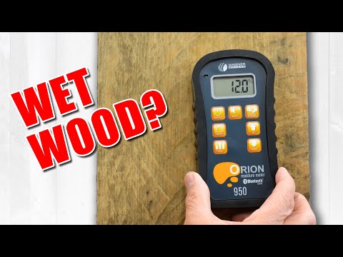 Avoid wet wood disasters, use a wood moisture meter!